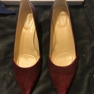 Calvin Klein wedge heels size 8M